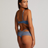 Tanga bóxer Francesca, Azul