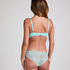 Brasileña Invisible Lace Back, Azul