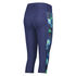 Capri con dise&ntilde;o y cintura alta de nivel 2 de HKMX, Azul