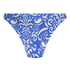 Braguita de bikini de pernera alta Cancun, Azul