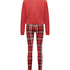 Conjunto de pijama con bolso, Rojo