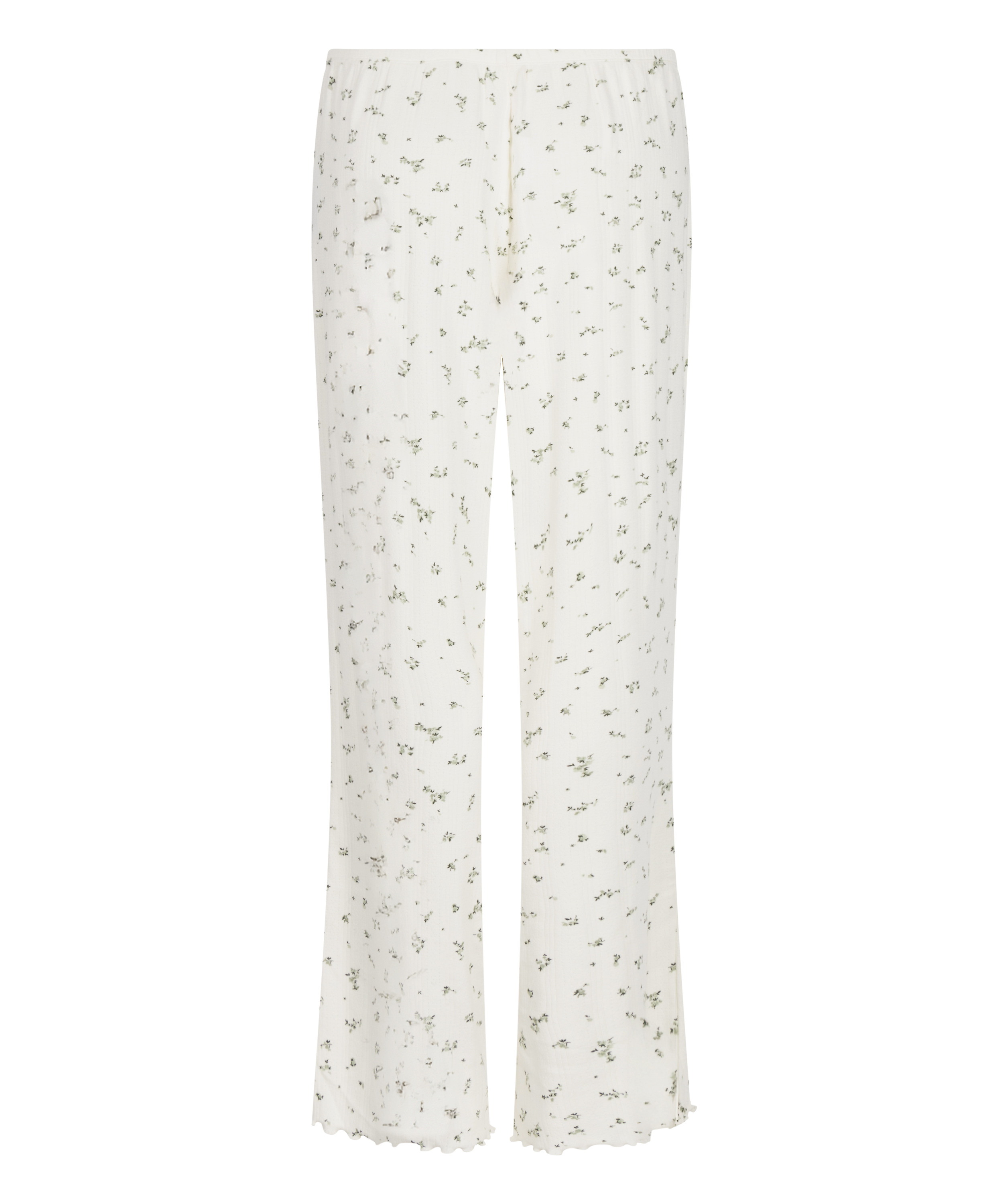 Pyjama Pant Loose Pointelle, Blanco, main