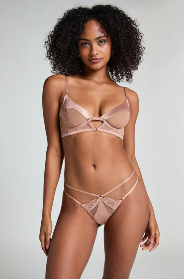 Hunkemöller Brasileña con entrepierna abierta Nisha Beige