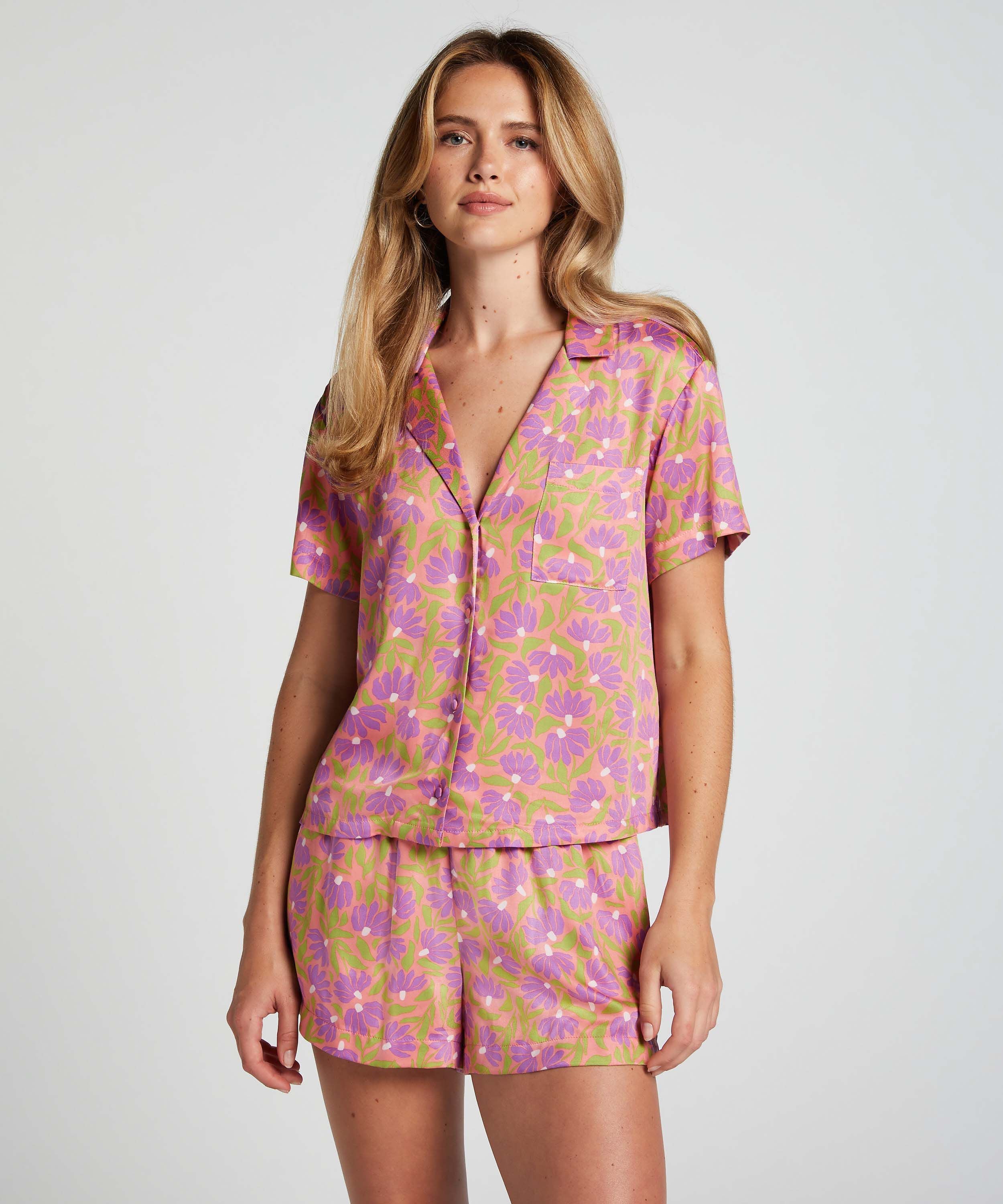 Pantalón de pijama Satin, Rosa