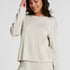 Pyjama Top Loose Pointelle, Gris