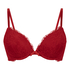 Sujetador push-up de aros preformado Teddy, Rojo