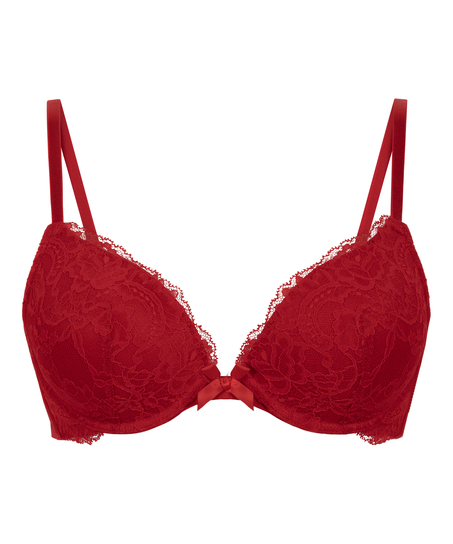 Sujetador push-up de aros preformado Teddy, Rojo