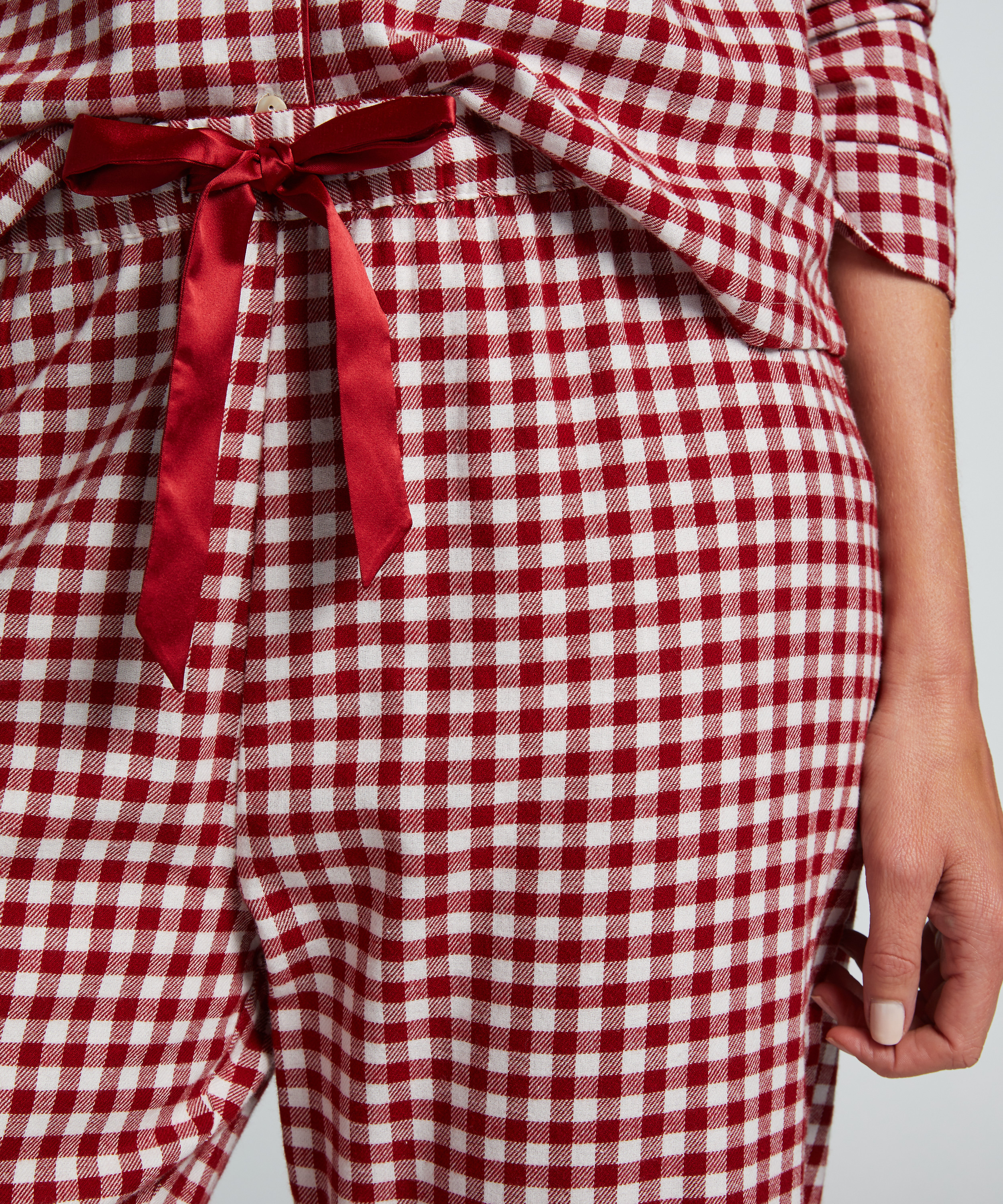 Conjunto de pijama Flannel, Rojo, main