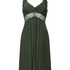 Vestido lencero Nora Lace, Verde