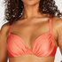 Top de bikini acolchado con aros Sunrise, Naranja