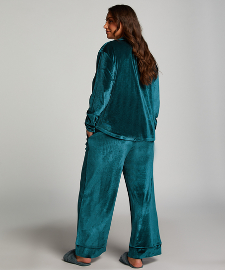 Pantalones de deporte Velours, Azul