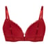Sujetador push-up de aros preformado Teddy, Rojo