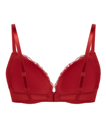 Sujetador push-up de aros preformado Teddy, Rojo