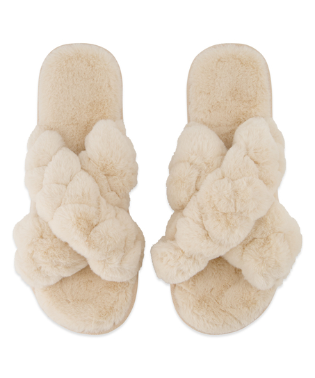Pantuflas Lia, Blanco