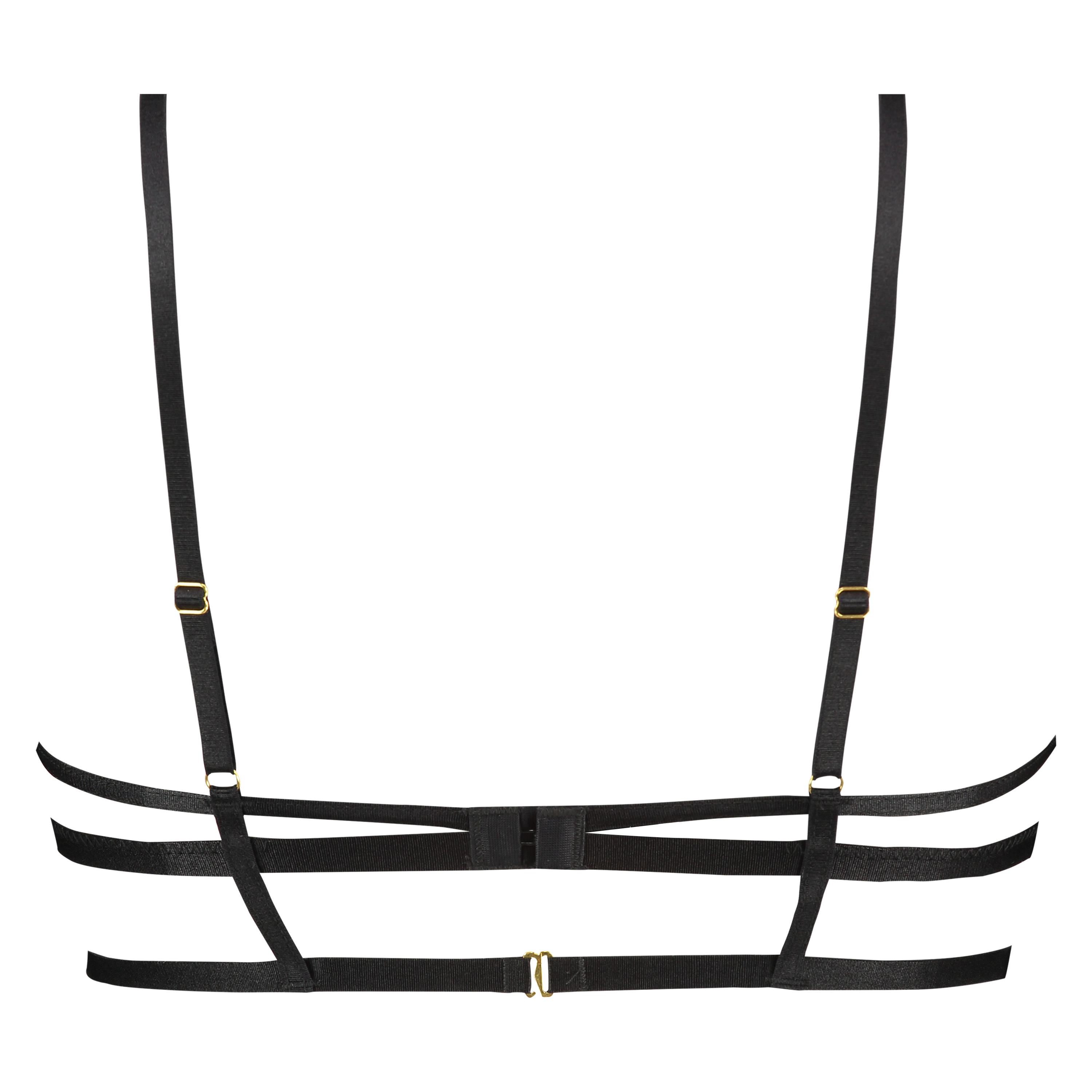 Bralette triangular Bella, Negro, main