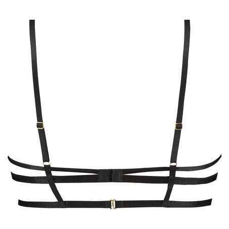 Bralette triangular Bella, Negro