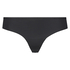 Invisible Tanga Lace Back, Negro