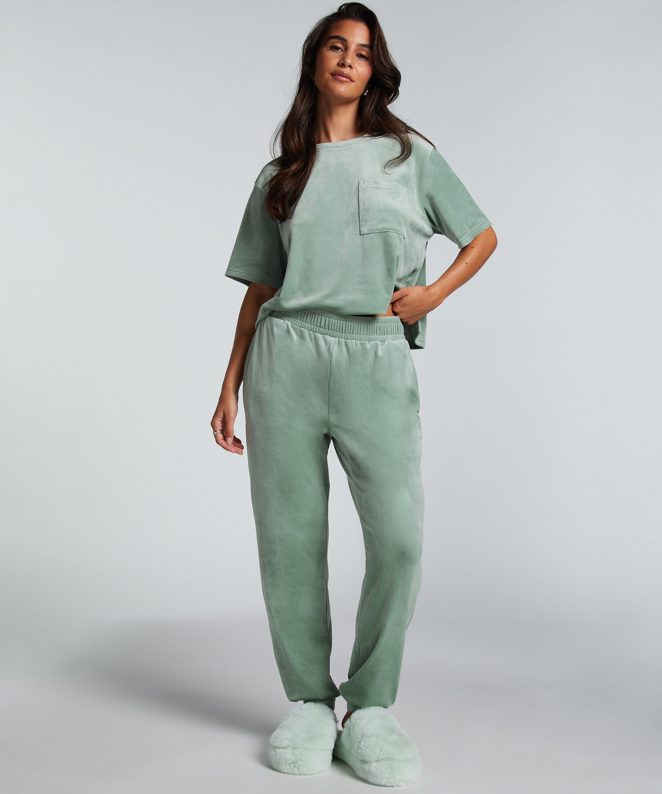 Tall Pantalones de deporte Velours, Verde