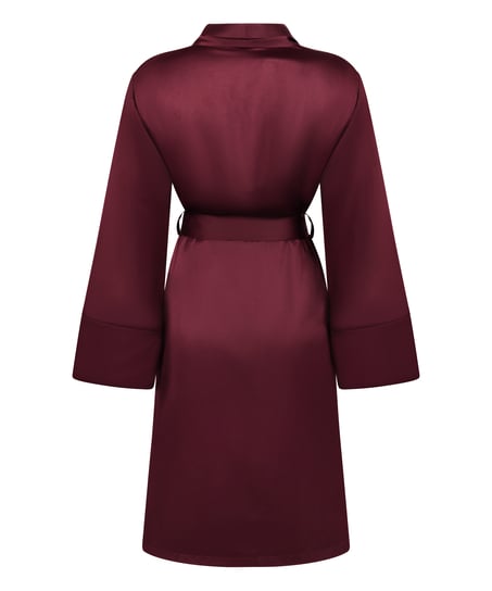 Albornoz de vell&oacute;n y sat&eacute;n, Morado