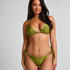Top de bikini triangular Yucatan, Verde