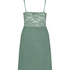 Vestido lencero Nora Lace, Verde
