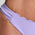 Braguita de Bikini Rio Scallop, Morado