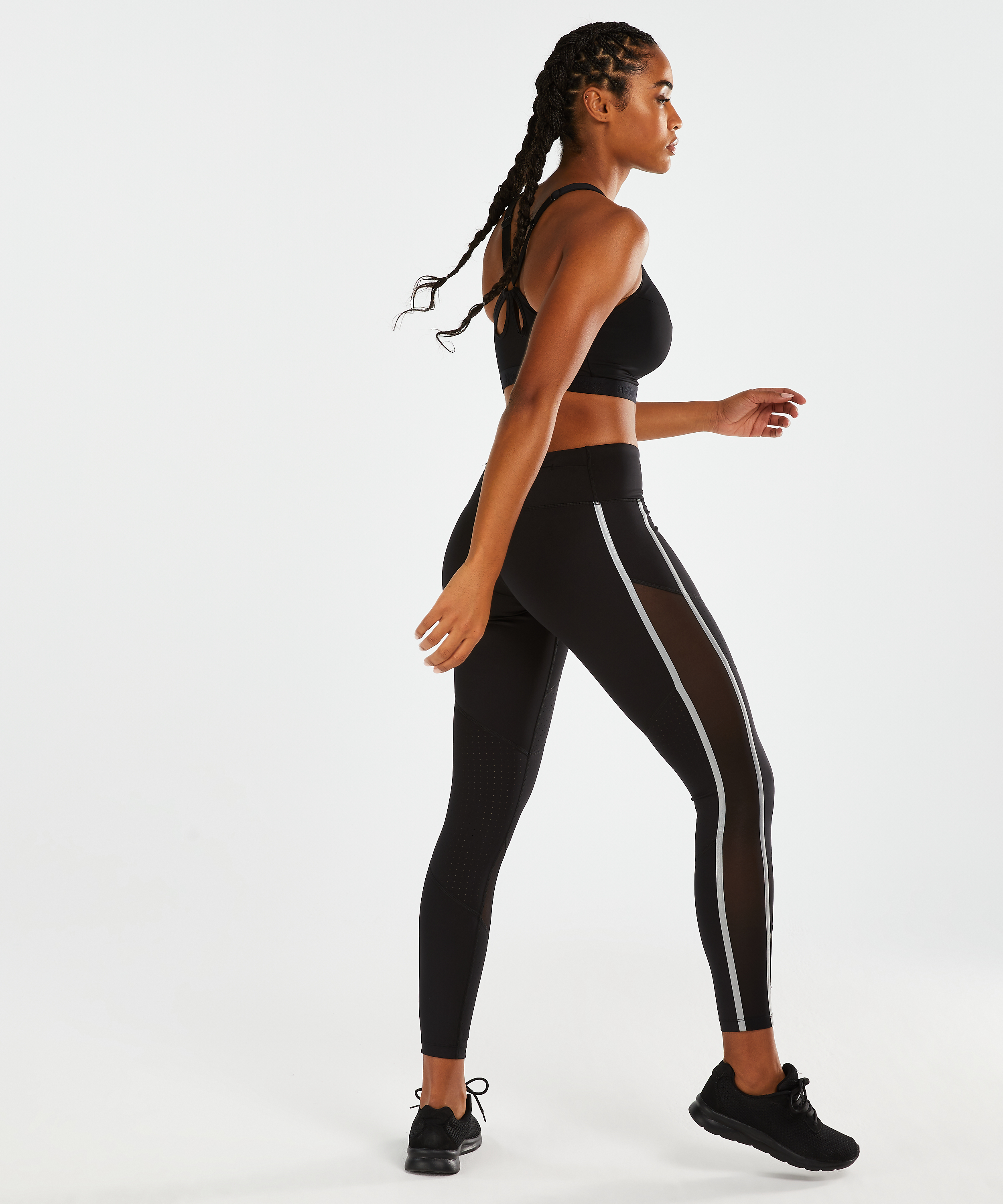 Leggings de deporte HKMX Regular Waist, Negro, main