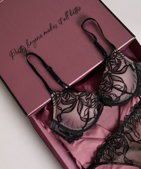 Caja de regalo de lujo Large, Negro