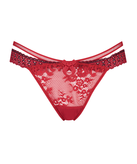Tanga de corte bajo Cantaine, Rojo