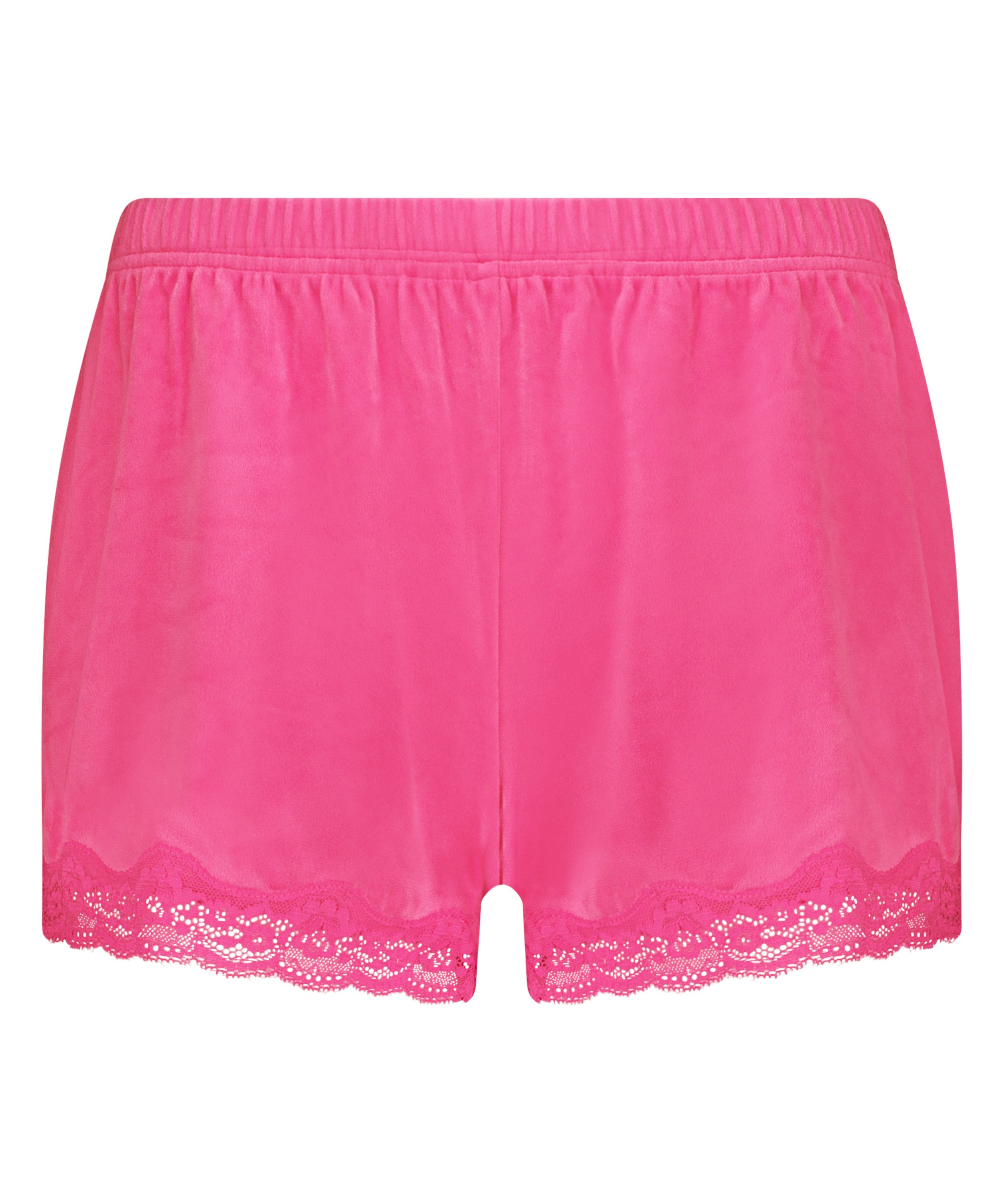 Short Velours Lace, Rosa, main