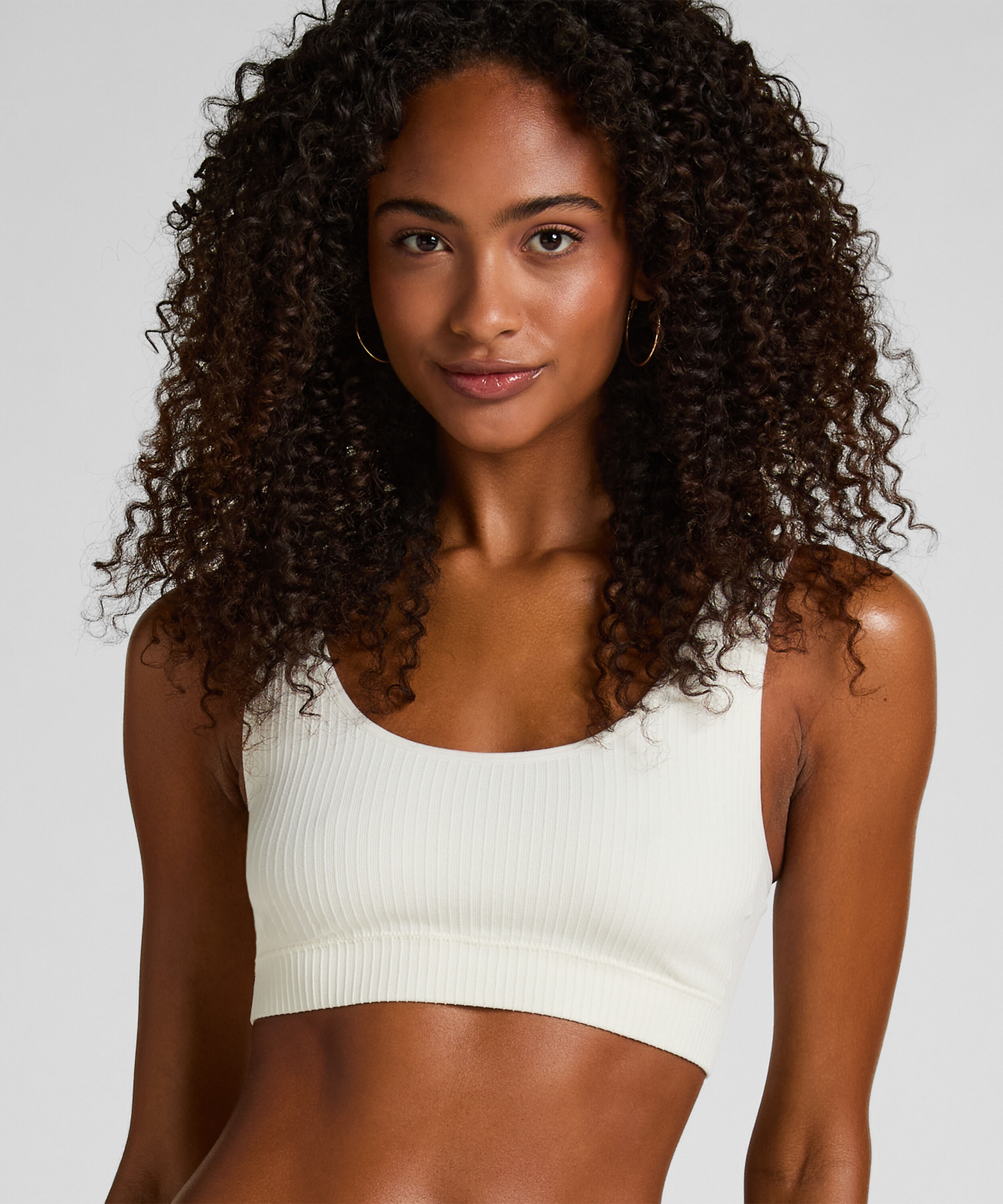 Bralette Dianne Scoop, Blanco