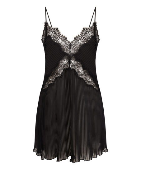 Vestido camisero Zaphira, Negro