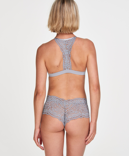 Preformado triangular bralette Marina, Gris