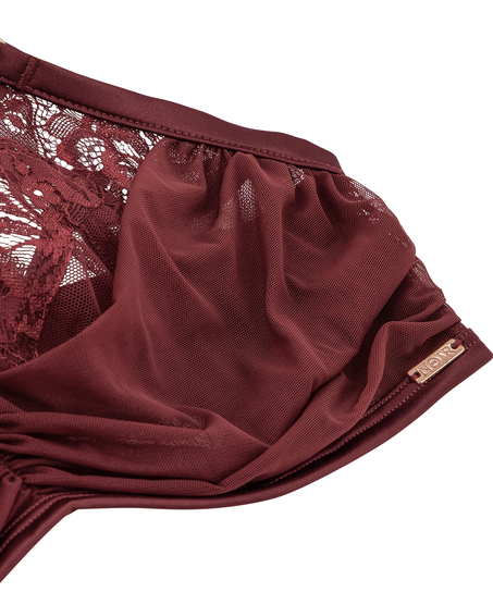 Sujetador de aros no preformado Zoe, Rojo