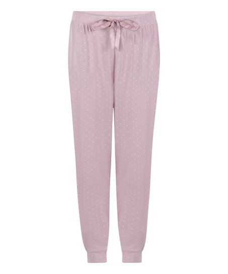 Pantal&oacute;n de pijama Jersey, Rosa