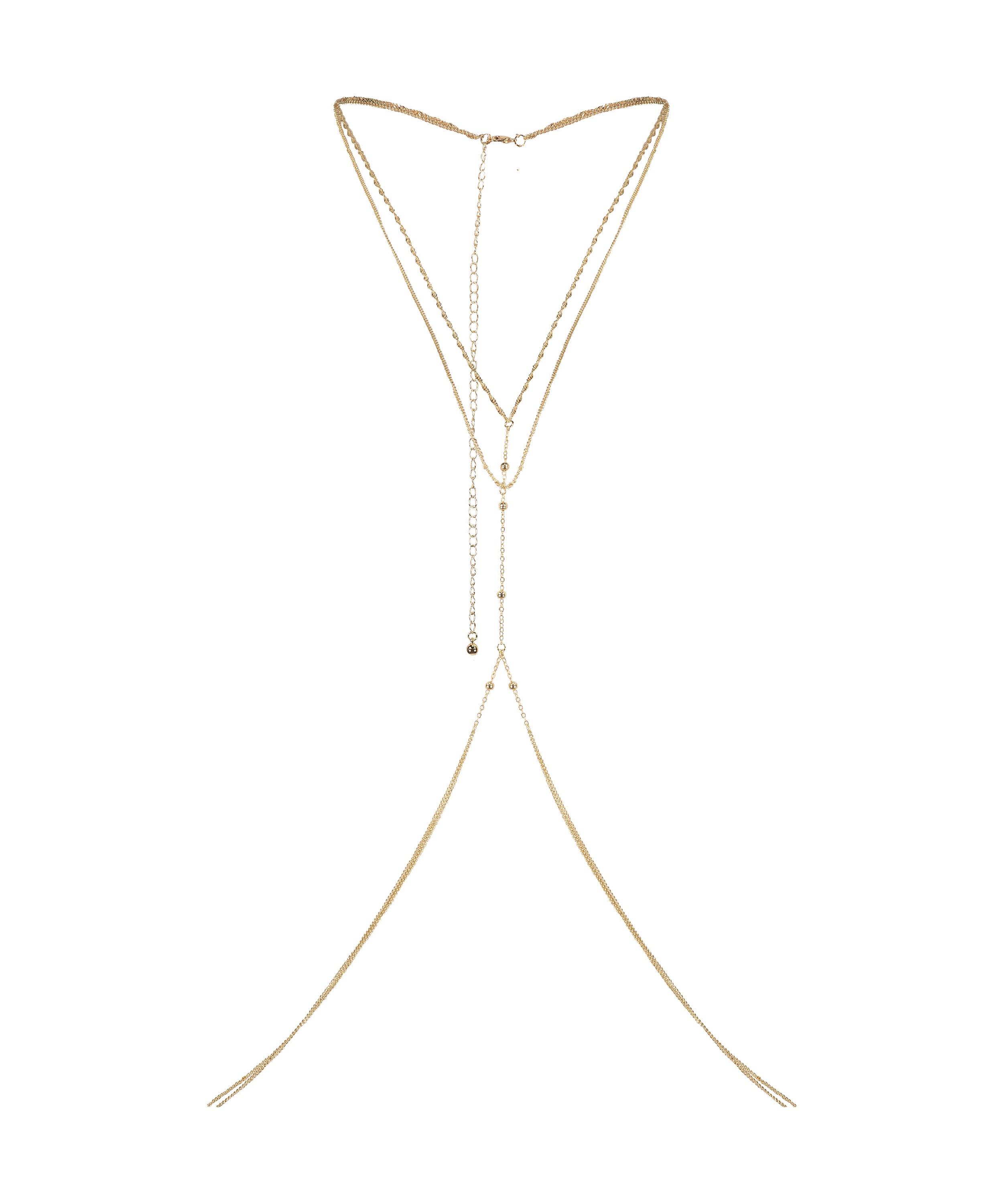 Bodi de arnés y cadenas, Amarillo, main