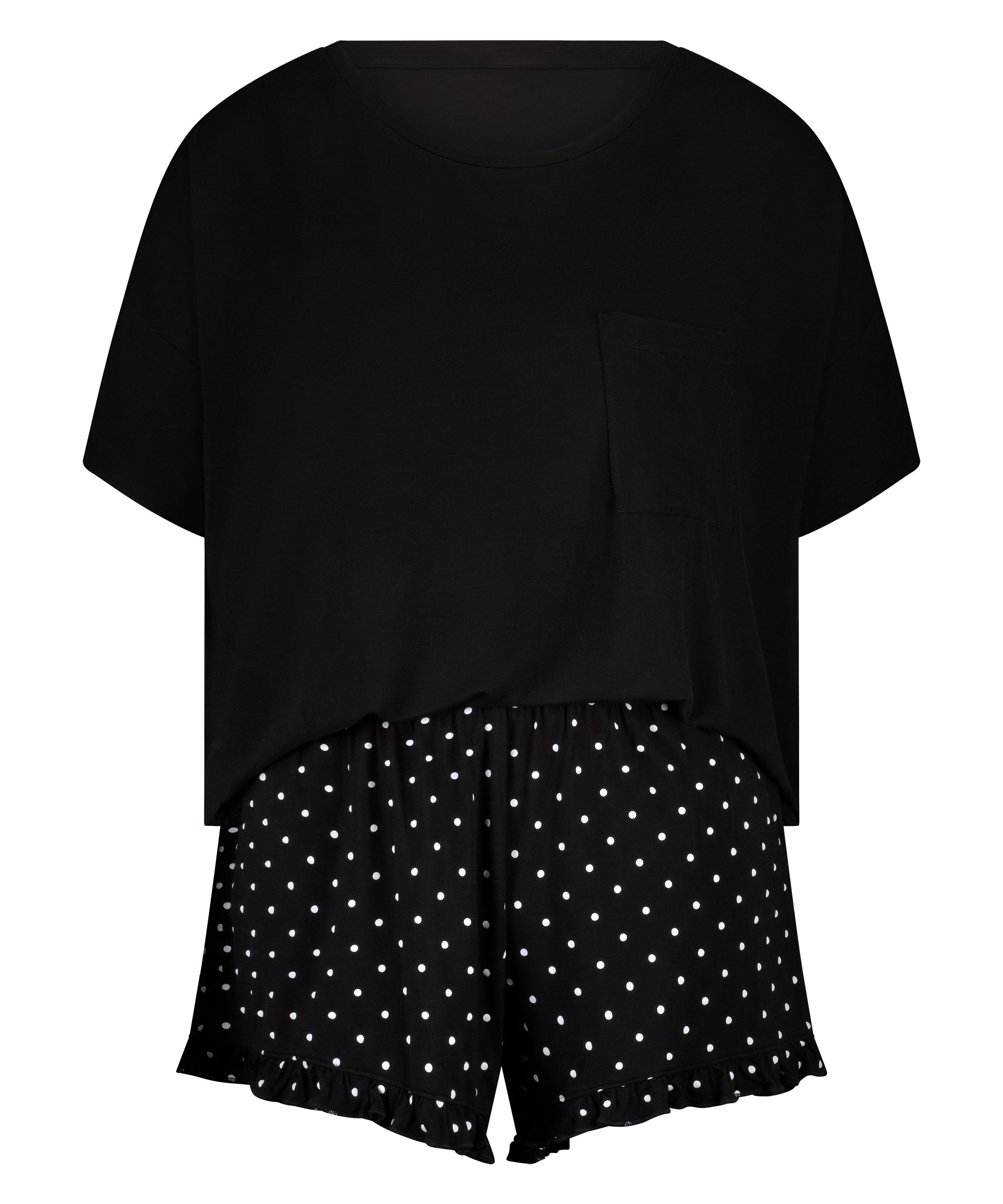 Conjunto de pijama, Negro, main