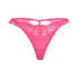 Tanga de tiro alto Harmony, Rosa