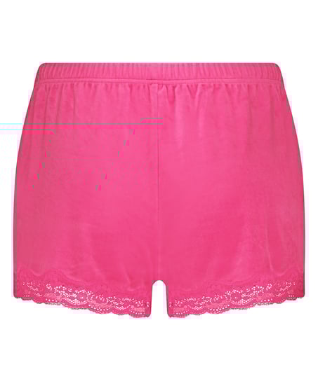 Short Velours Lace, Rosa