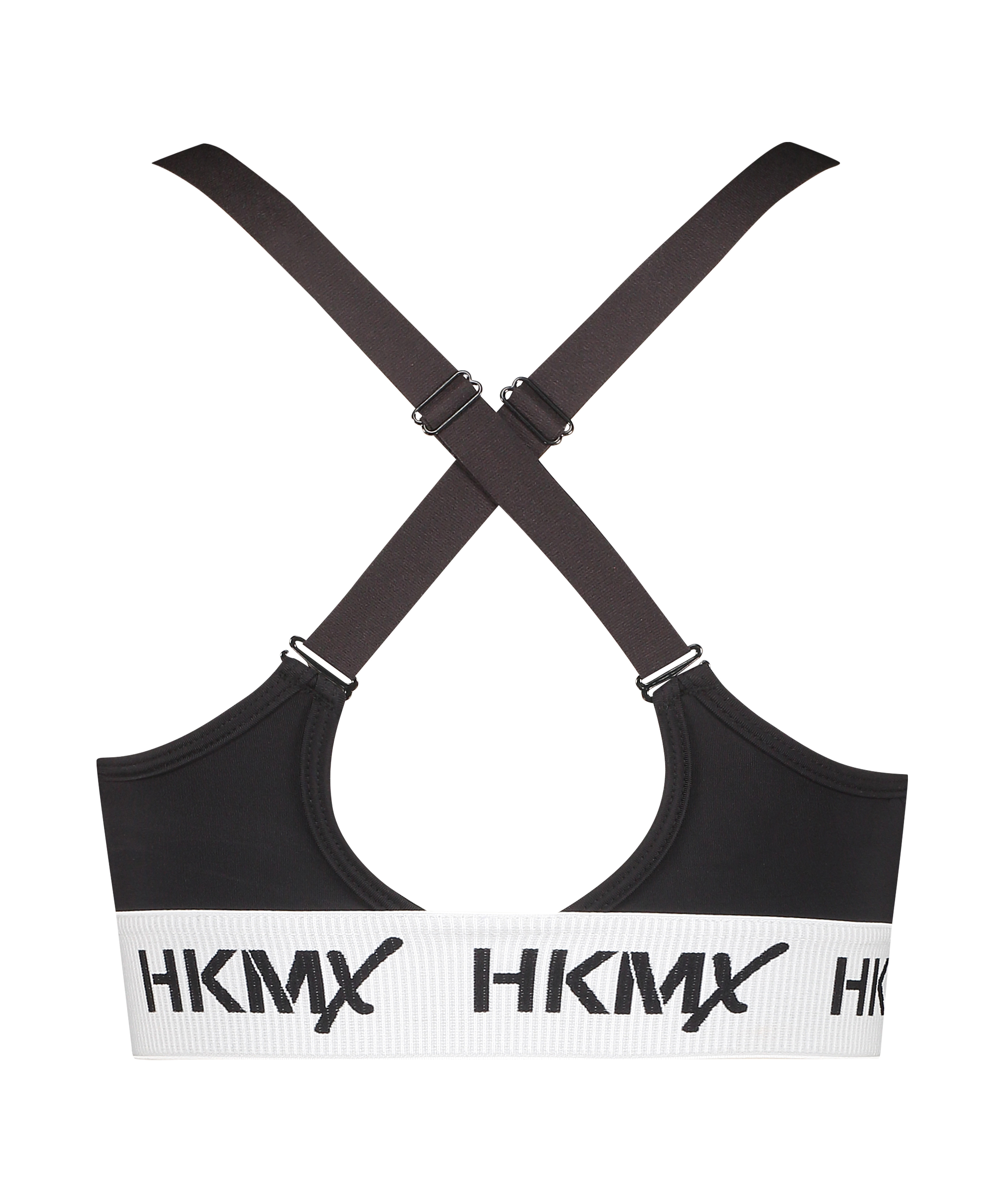 HKMX Sujetador deportivo The Crop Logo nivel 1, Negro, main