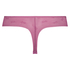 Tanga invisible de marca, Rosa