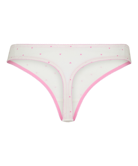 Tanga Renee Rib, Blanco