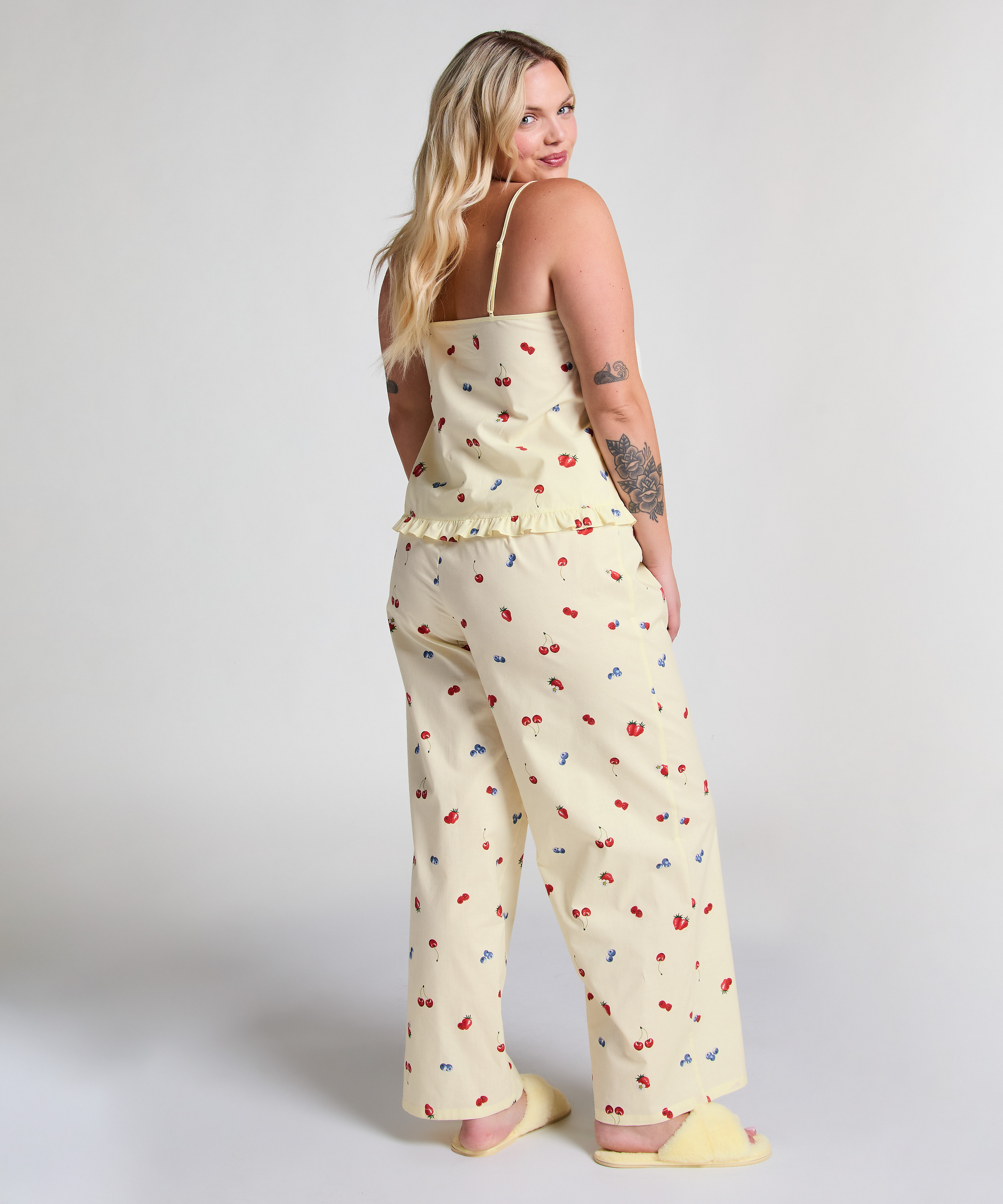 Pantalón tejido, Amarillo, main