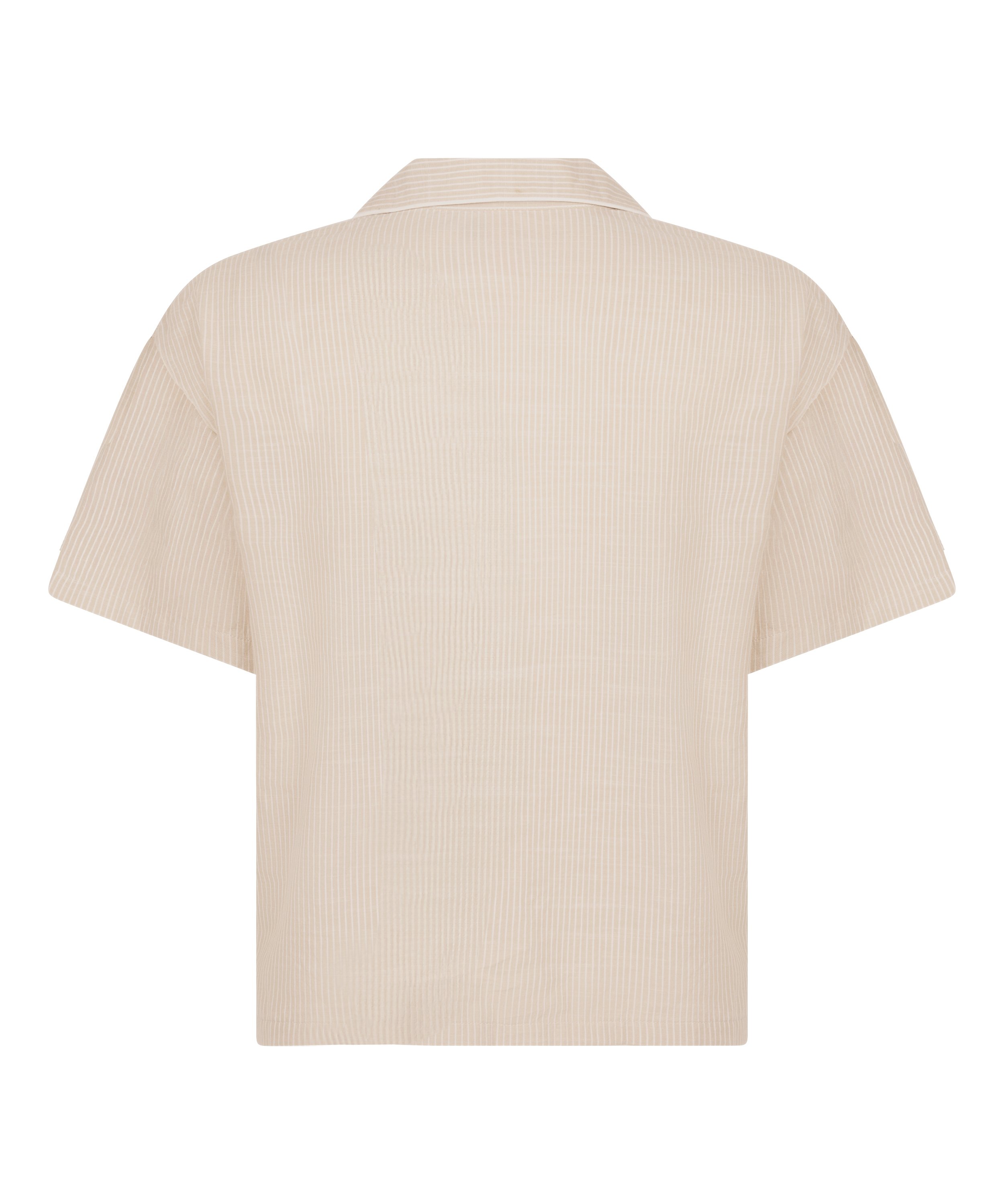 Top a rayas de algod&oacute;n Jacket, Beige, main