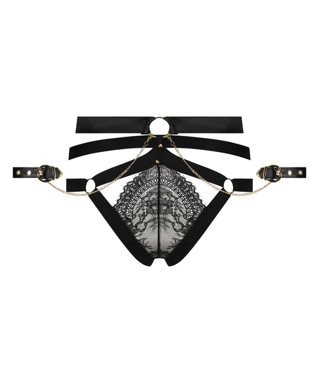 Braguita brasileña de pierna alta Faye, Negro