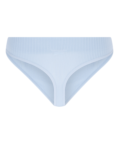 Tanga de tiro alto Dianne, Azul