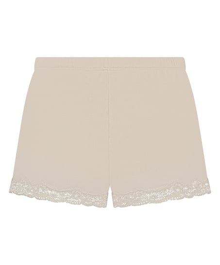 Short Velours Lace, Beige