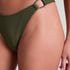 Braguita de bikini de talle alto Cairo, Verde