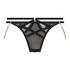 Tanga de pierna alta Hecate, Negro