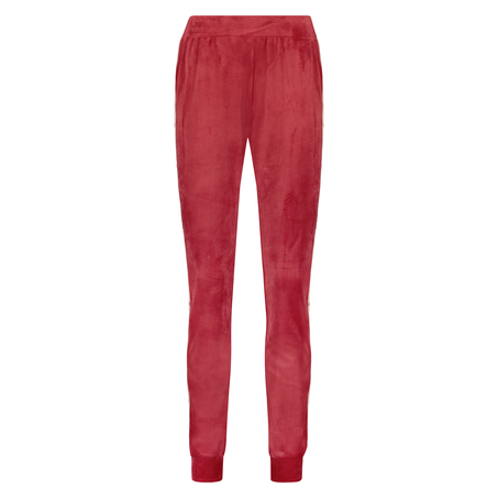 Pantalón de jogging de terciopelo, Rojo